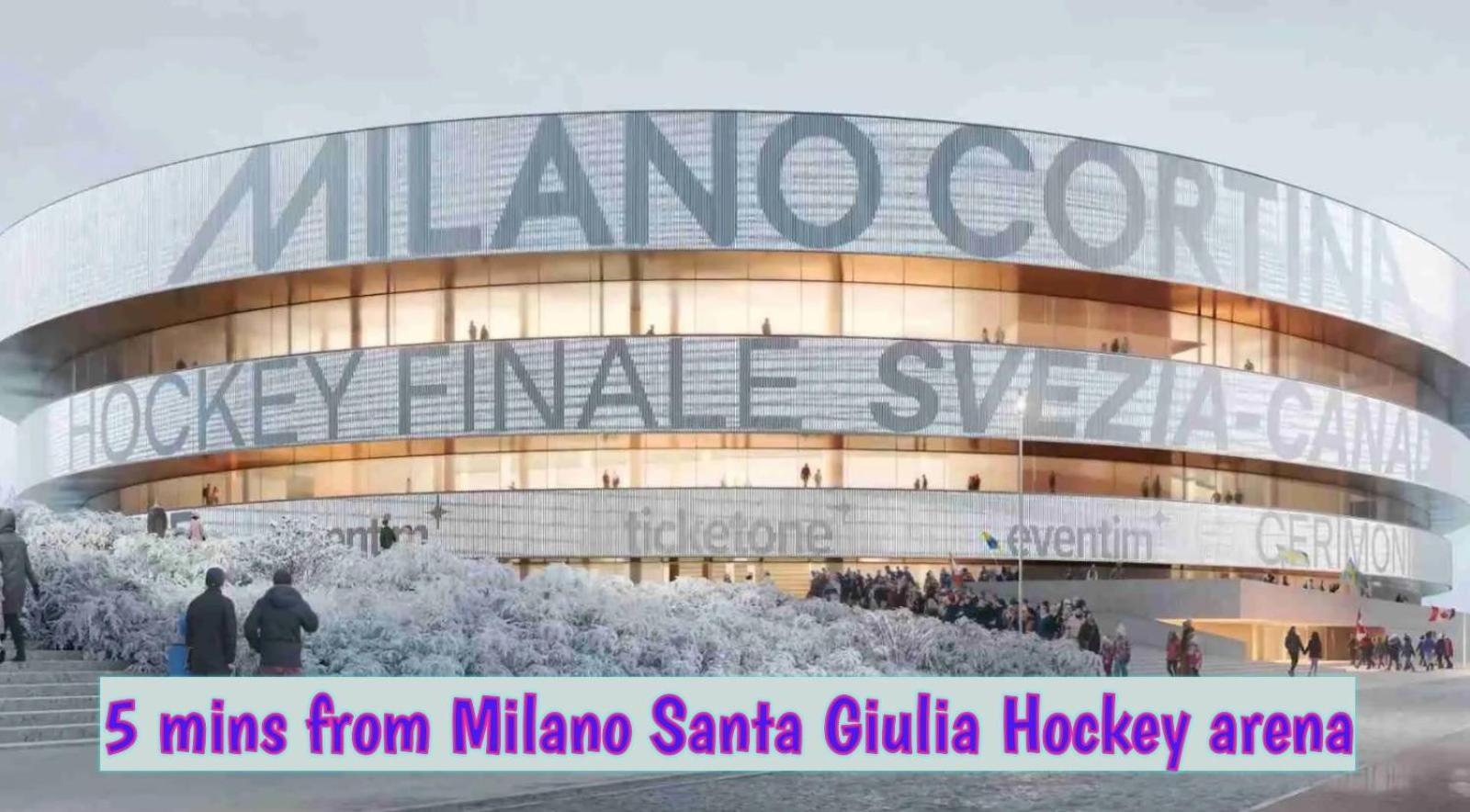 Mini Loft Fabrique - Milano Santa Giulia Hockey Arena Appartement Buitenkant foto